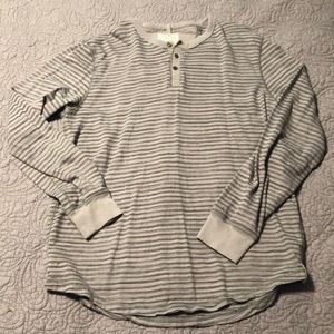 Long sleeve cotton pin stripe Lucky Brand shirt